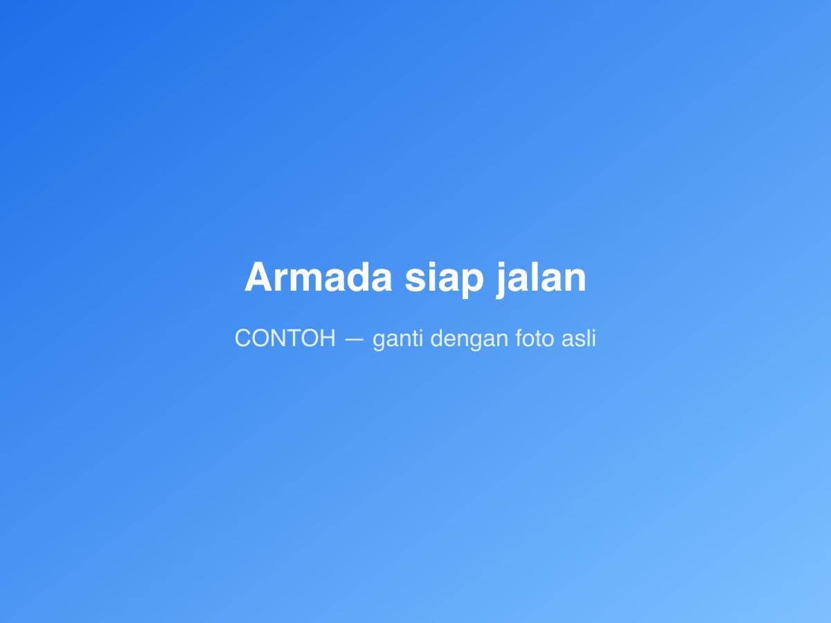 Armada siap jalan