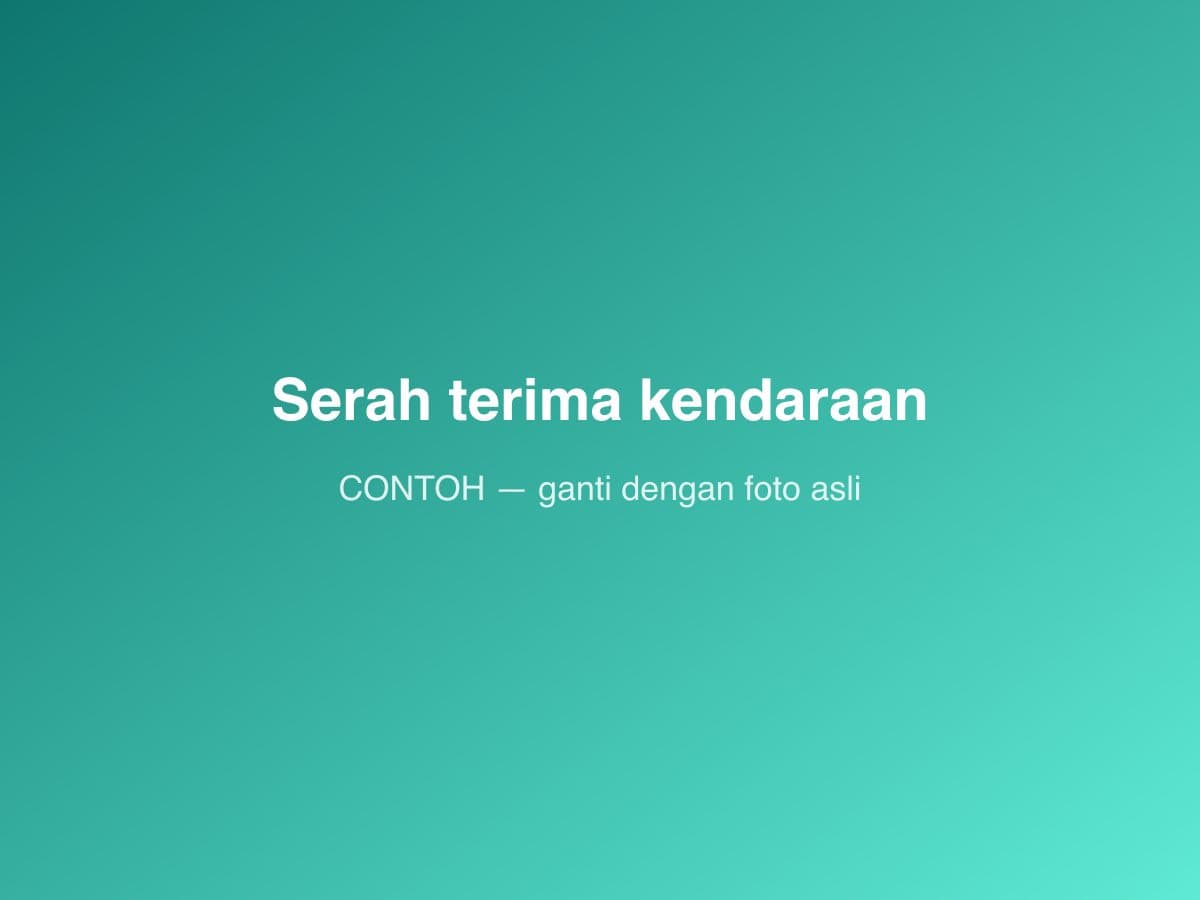 Serah terima kendaraan