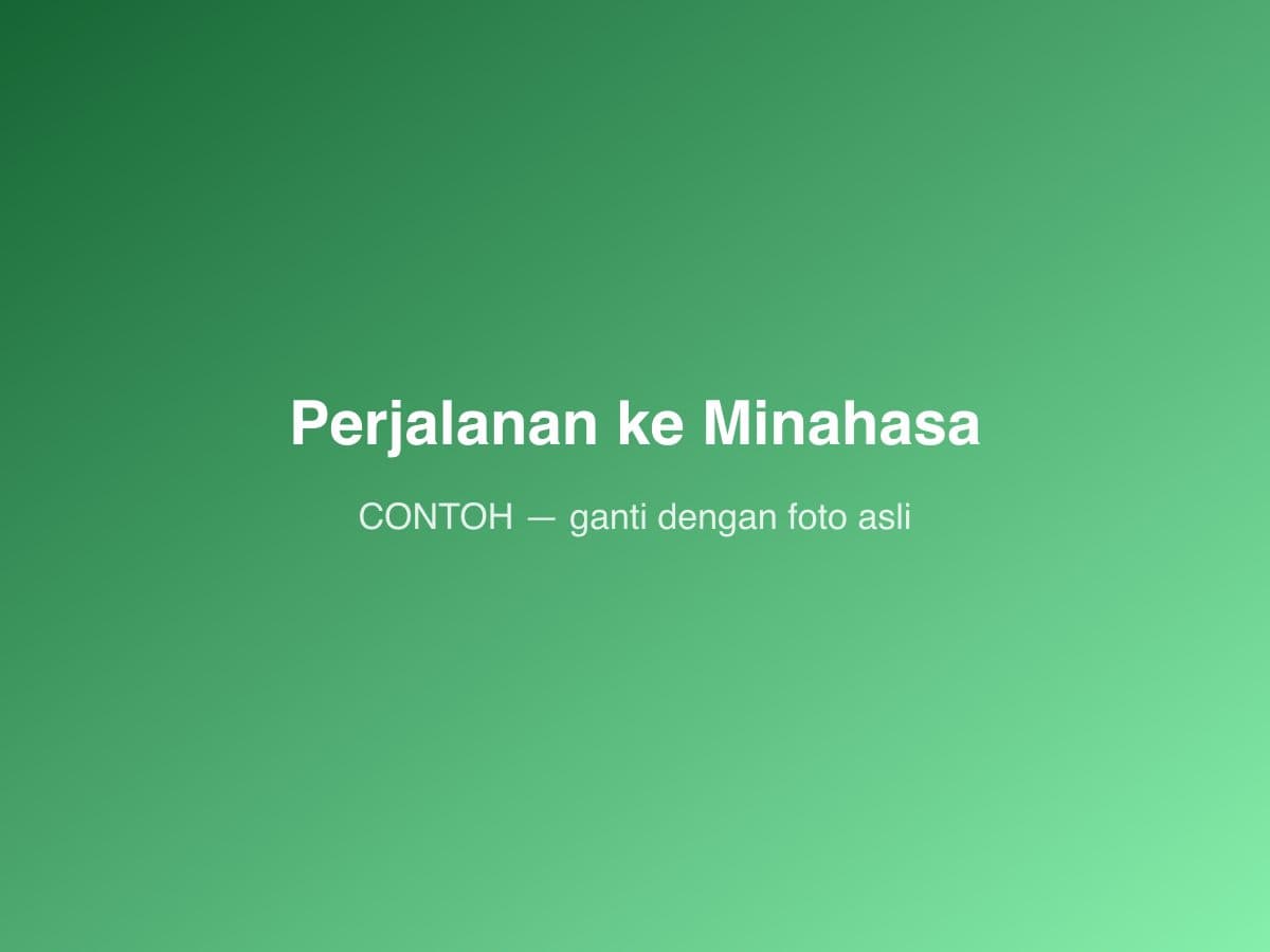Perjalanan ke Minahasa