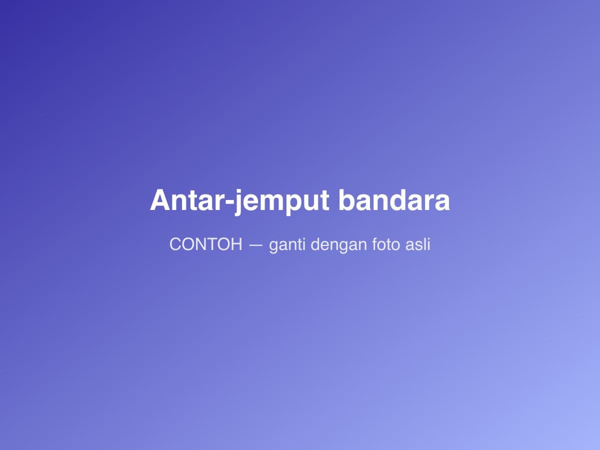 Antar-jemput bandara